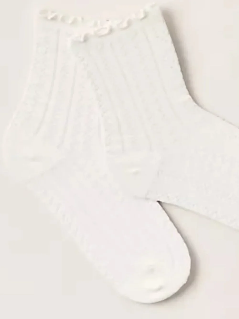 Anthropologie Pointelle Trouser Socks, Set of 2